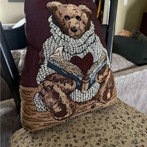 Boyds Bears Brown and Cream weighted door stop Pillow